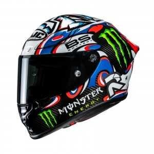 ΚΡΑΝΟΣ ΜΗΧΑΝΗΣ CARBON ΑΓΩΝΙΣΤΙΚΟ FULL FACE | HJC RPHA 1 V2 QUARTARARO LE MANS 3 MC25 |18302505-511