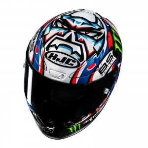 ΚΡΑΝΟΣ ΜΗΧΑΝΗΣ CARBON ΑΓΩΝΙΣΤΙΚΟ FULL FACE | HJC RPHA 1 V2 QUARTARARO LE MANS 3 MC25 |18302505-511