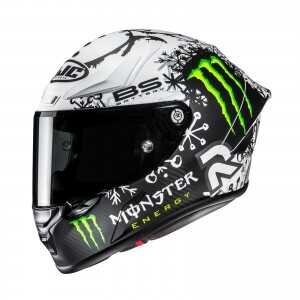 ΚΡΑΝΟΣ ΜΗΧΑΝΗΣ CARBON ΑΓΩΝΙΣΤΙΚΟ FULL FACE | HJC RPHA 1 V2 SNOW DIABLO MC10SF | 18297005-011