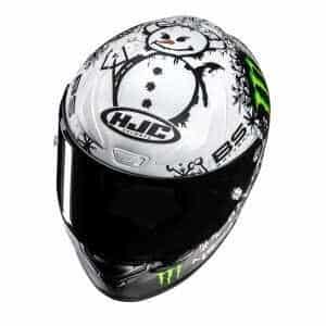 ΚΡΑΝΟΣ ΜΗΧΑΝΗΣ CARBON ΑΓΩΝΙΣΤΙΚΟ FULL FACE | HJC RPHA 1 V2 SNOW DIABLO MC10SF | 18297005-011
