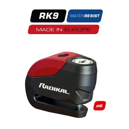 RADIKAL RK9 DISC-LOCK ALARM 120 dba RADIKAL RK9 DISC-LOCK ALARM 120 dba