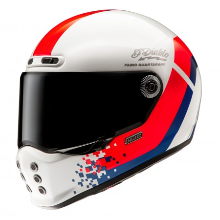 ΚΡΑΝΟΣ ΜΗΧΑΝΗΣ KEVLAR FULL FACE | HJC V10 FQ20 RETRO MC21 | 10462106-111